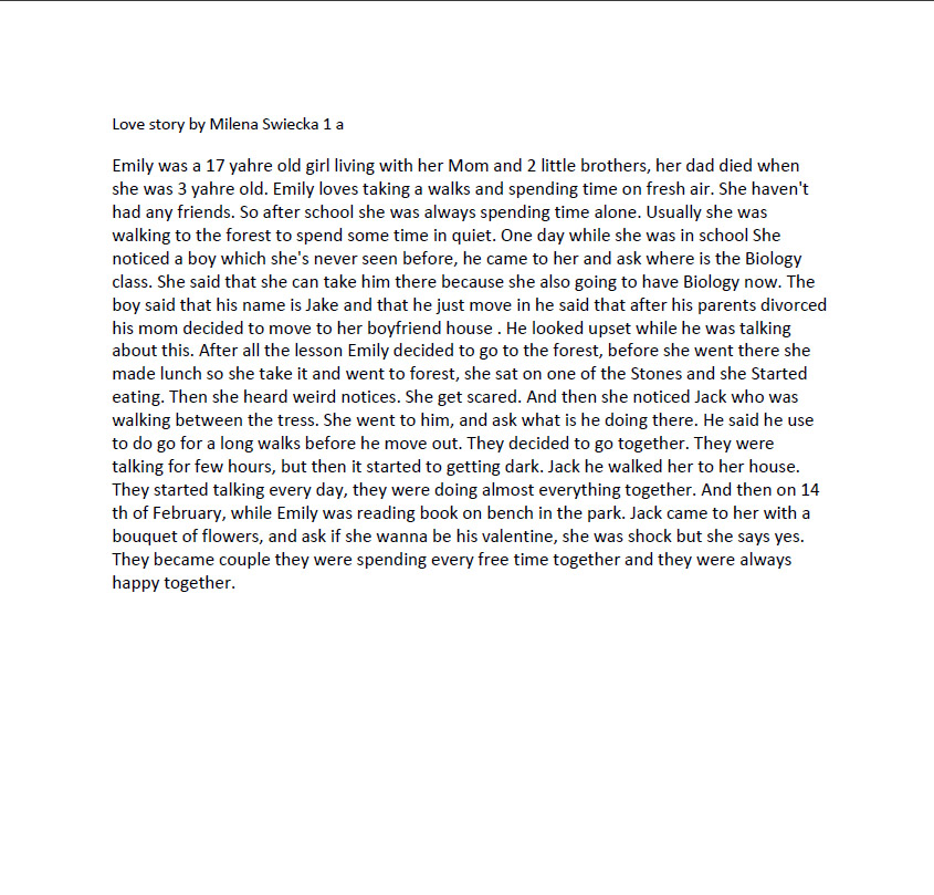 Love story by Milena Swiecka 1 a